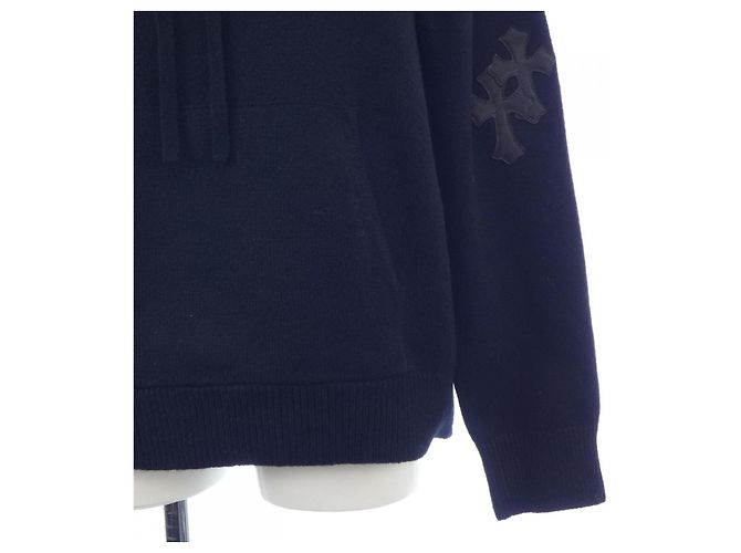 Sudadera con capucha Chrome Hearts 100% Cashmere Negro - vista 6