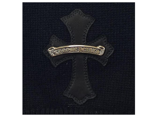 Sudadera con capucha Chrome Hearts 100% Cashmere Negro - vista 7