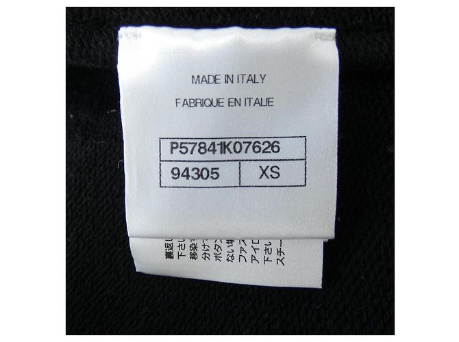 Felpa Chanel Nero - vista 4