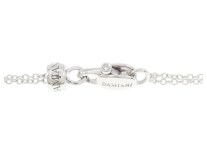 Autre Marque Collar Damiani D Side en oro blanco 750 y diamantes Plata - vista 5