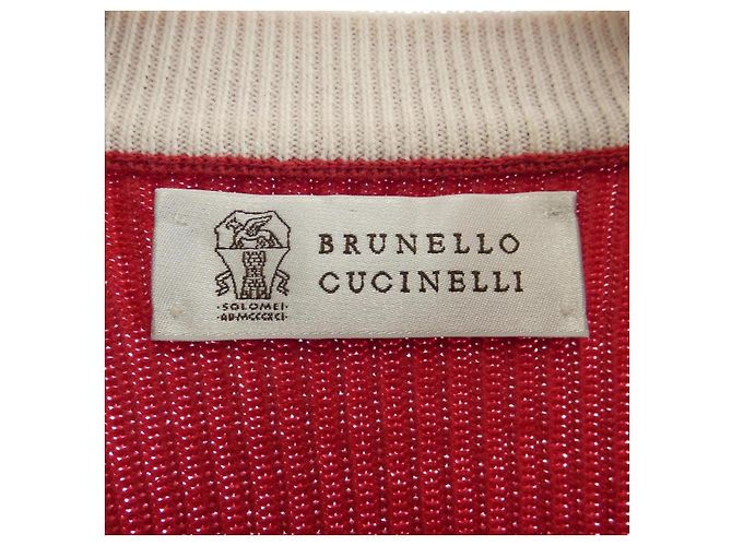 Autre Marque Brunello Cucinelli Wool Knit Vermelho - vista 7