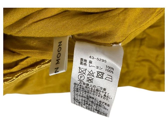Autre Marque Vestido de lino Marilyn Moon Amarillo - vista 6