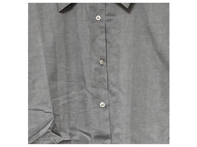 Armani Exchange Langarmhemd mit Fischgrätenmuster Braun - Ansicht 3