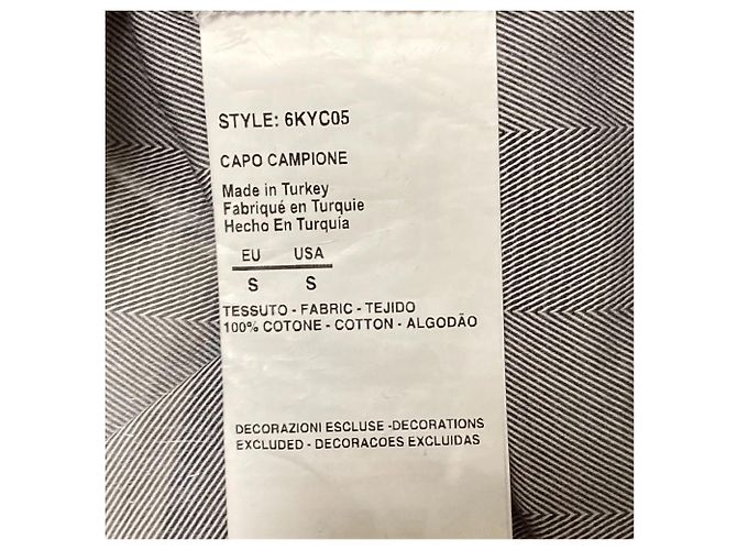Armani Exchange Langarmhemd mit Fischgrätenmuster Braun - Ansicht 5