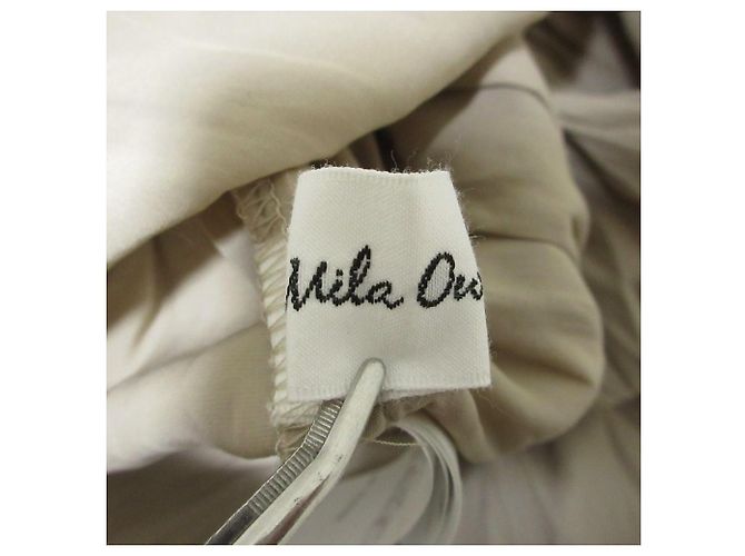 Autre Marque Mila Owen Longkleid mit Raffung Roh - Ansicht 3