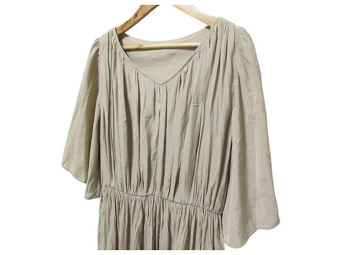 Autre Marque Mila Owen Longkleid mit Raffung Roh - Ansicht 4