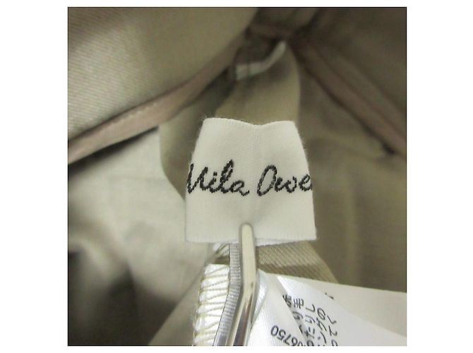 Autre Marque Mila Owen Wide Tuck Pants Beige - Ansicht 3