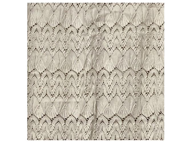 Autre Marque IENA Balface Lace Long Skirt Blanco Crudo - vista 3