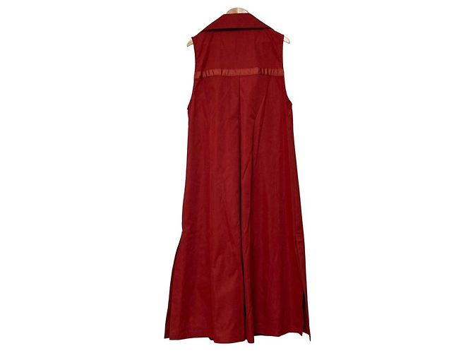 Autre Marque Gilet lungo ROSIEE Rosso - vista 2