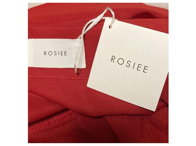 Autre Marque Gilet lungo ROSIEE Rosso - vista 4