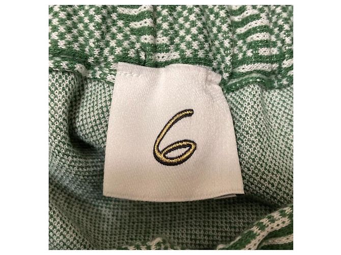 Autre Marque 6 CHIDORI JACQUARD Hose Grün - Ansicht 4