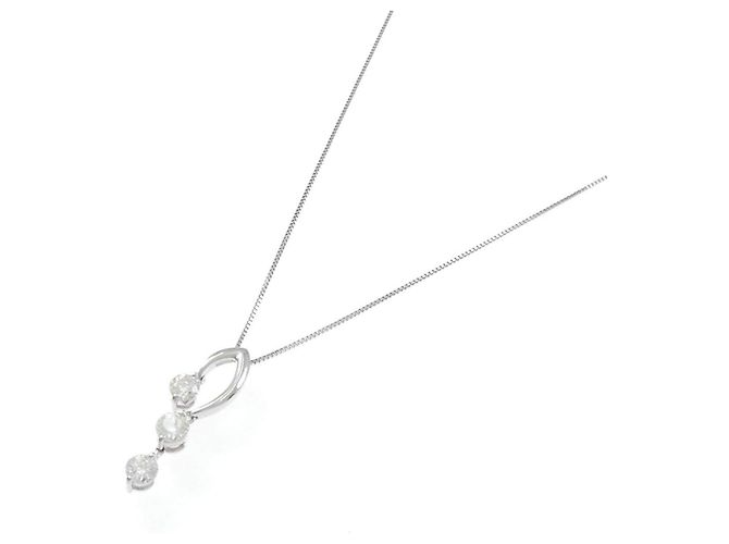 Autre Marque Collana di diamanti PT900 PT850 Argento - vista 2