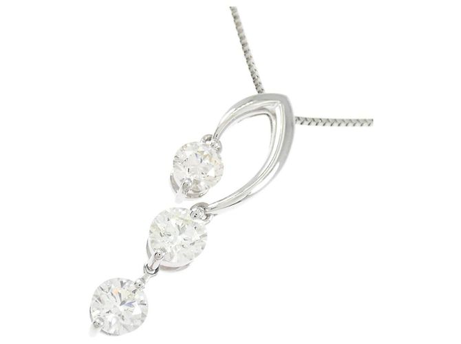 Autre Marque Collana di diamanti PT900 PT850 Argento - vista 3