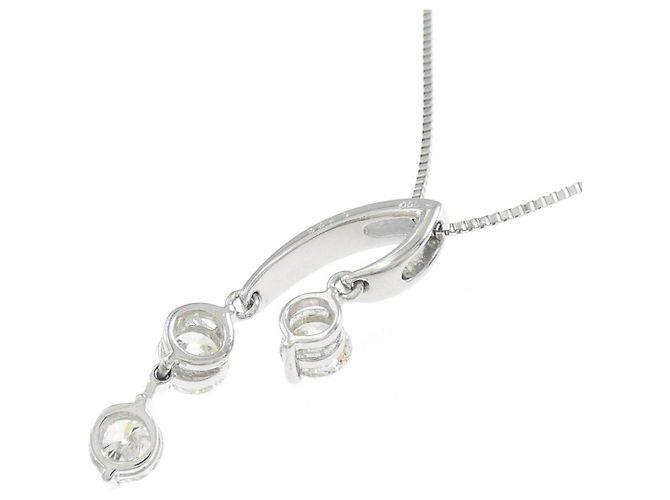 Autre Marque Collana di diamanti PT900 PT850 Argento - vista 4