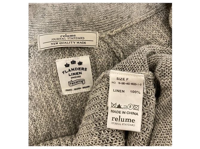 Autre Marque JOURNAL STANDARD relume Flanders Linen Long Knit Cardigan - vista 5