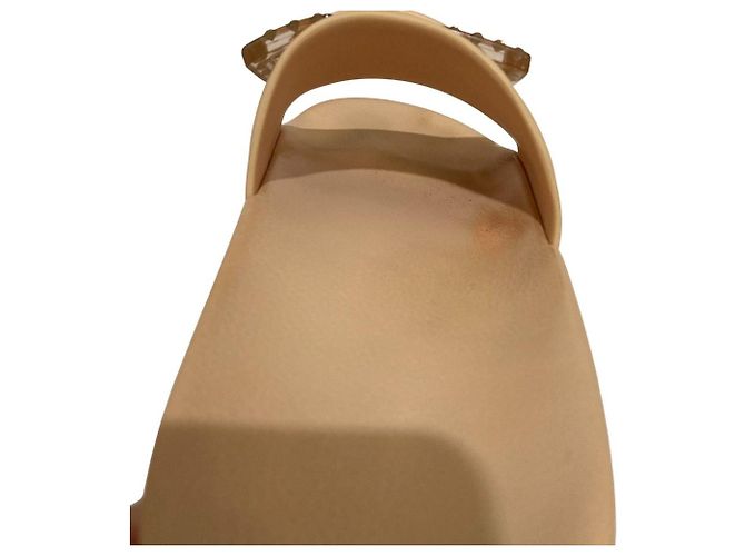 Autre Marque Sandali slide Sergio Rossi SR JELLY Beige - vista 11