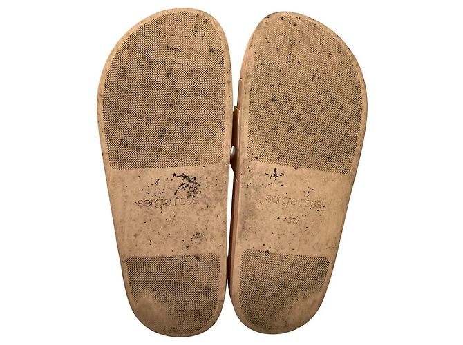 Autre Marque Sandali slide Sergio Rossi SR JELLY Beige - vista 12