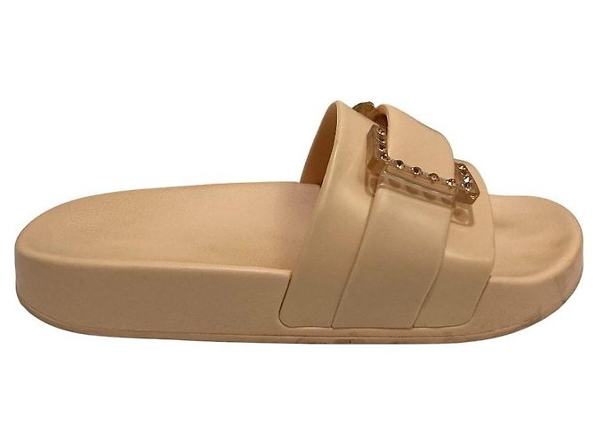 Autre Marque Sandali slide Sergio Rossi SR JELLY Beige - vista 8