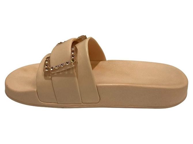 Autre Marque Sandali slide Sergio Rossi SR JELLY Beige - vista 9
