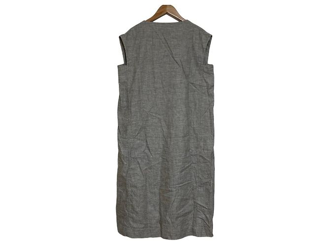Autre Marque Vestido largo sin mangas 45R Castaño - vista 2