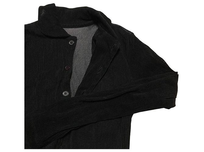 Autre Marque Cardigan in maglia Yohji Yamamoto Nero - vista 3