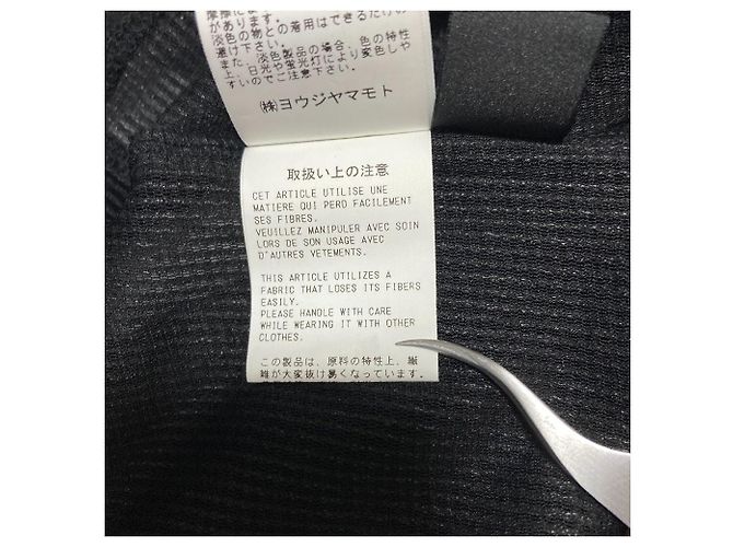 Autre Marque Cardigan in maglia Yohji Yamamoto Nero - vista 8
