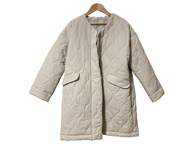 Autre Marque Abrigo acolchado sin cuello SUN VALLEY Beige - vista 2