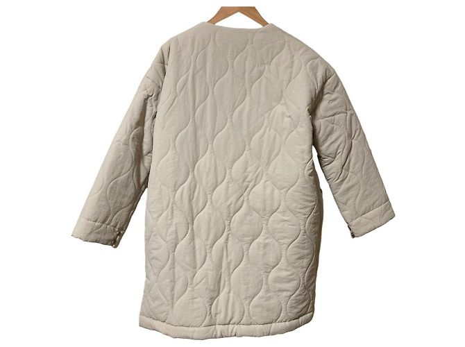 Autre Marque Abrigo acolchado sin cuello SUN VALLEY Beige - vista 3