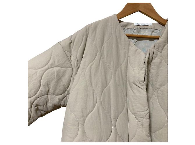 Autre Marque Abrigo acolchado sin cuello SUN VALLEY Beige - vista 4