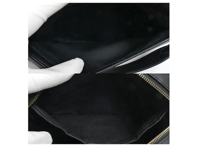 Borsa a tracolla COACH Jamie in tela rivestita Marrone Nero - vista 5