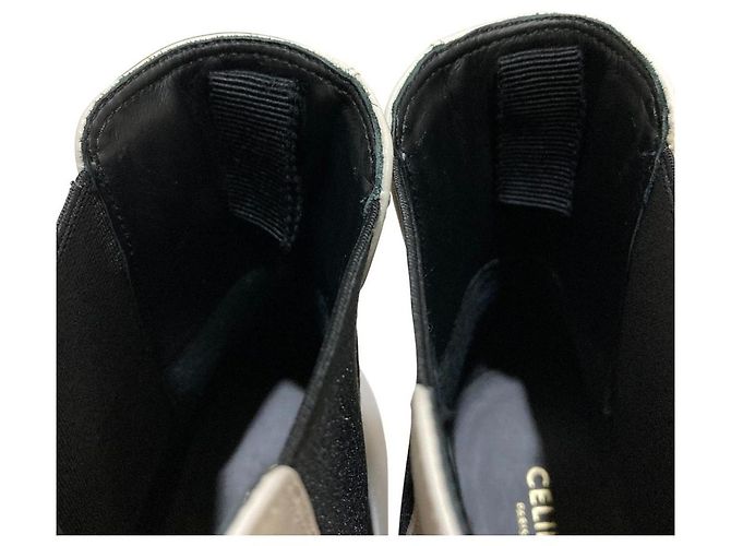 Céline Botas curtas Celine Jaquno Preto Branco - vista 13