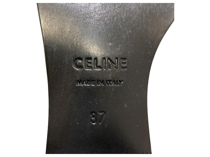 Céline Botas curtas Celine Jaquno Preto Branco - vista 18