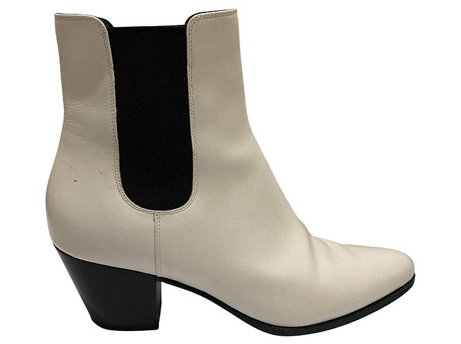 Céline Botas curtas Celine Jaquno Preto Branco - vista 6