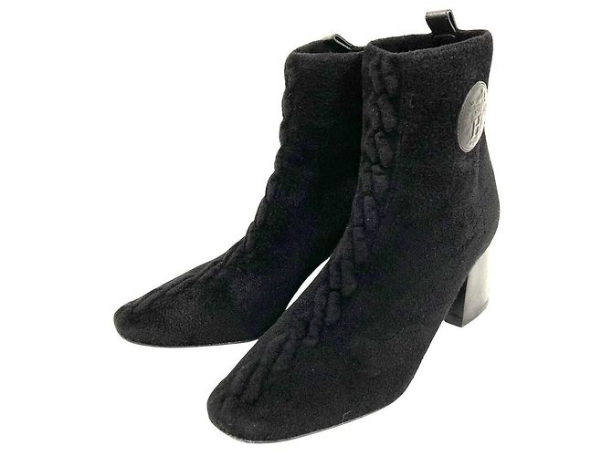 Hermès Jenna60 Lederstiefel Schwarz - Ansicht 2
