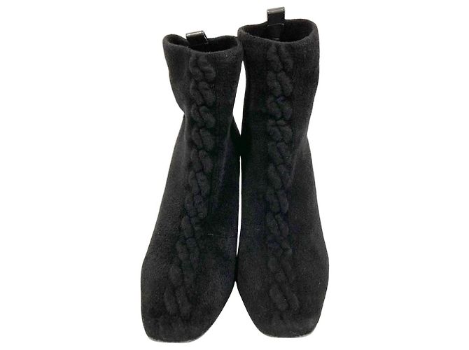 Hermès Jenna60 Lederstiefel Schwarz - Ansicht 3