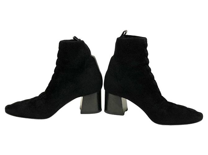 Hermès Jenna60 Lederstiefel Schwarz - Ansicht 4