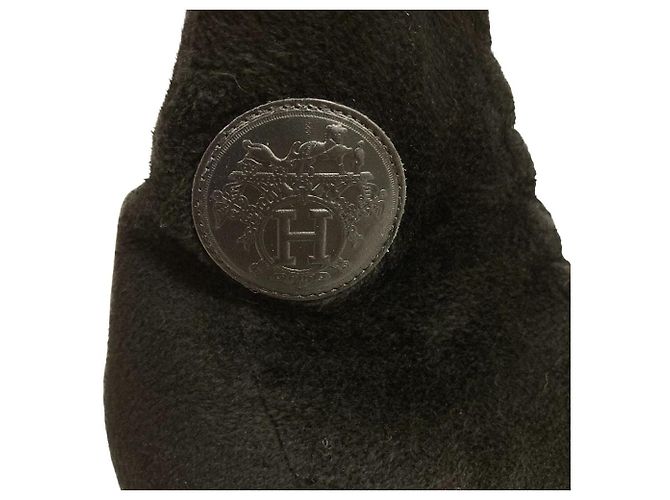 Hermès Jenna60 Lederstiefel Schwarz - Ansicht 6