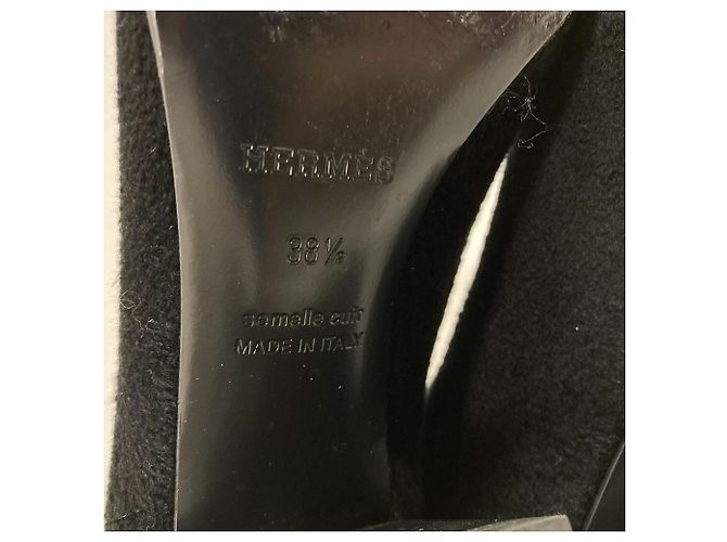 Hermès Jenna60 Lederstiefel Schwarz - Ansicht 8