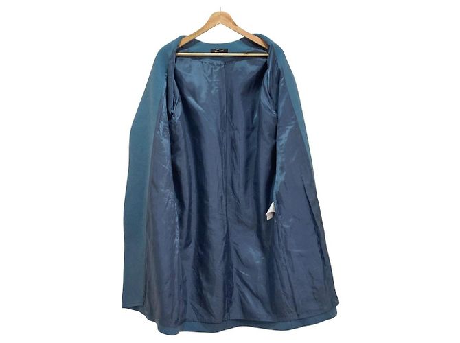 Autre Marque Atemberaubender Lure-Kleidmantel Blau - Ansicht 4