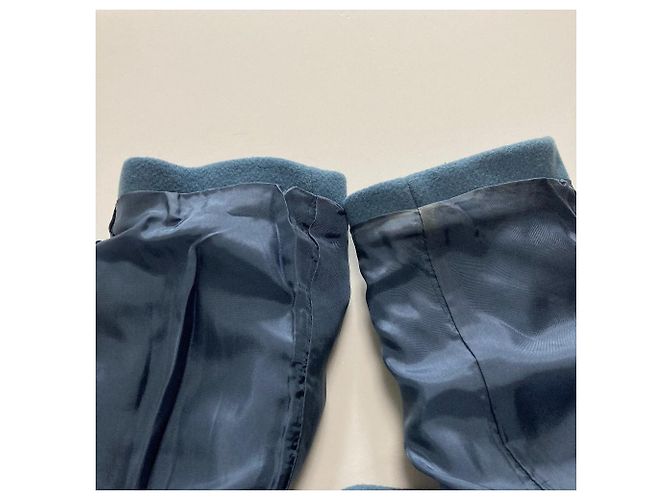 Autre Marque Atemberaubender Lure-Kleidmantel Blau - Ansicht 8