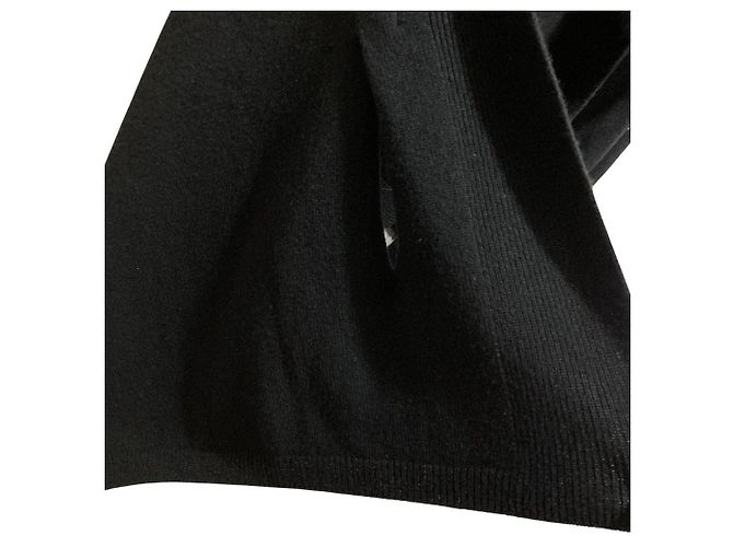 Autre Marque Capa de cashmere e pele de raposa FOXEY Preto - vista 5