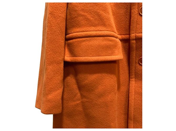 Autre Marque Abrigo de lana MACPHEE Naranja - vista 3