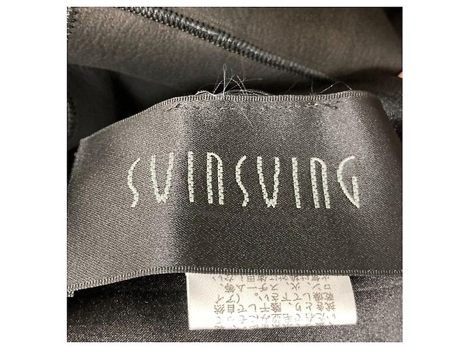 Autre Marque SWINSWING Lammfellmantel Schwarz - Ansicht 6