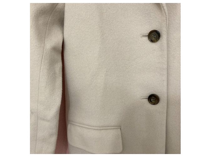 Theory luxe Wool Chester Coat White Eggshell - view 3