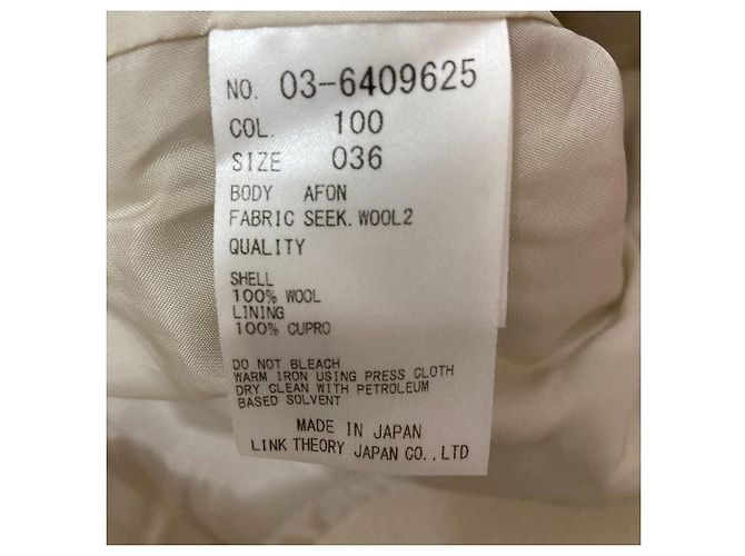 Theory luxe Wool Chester Coat White Eggshell - view 6