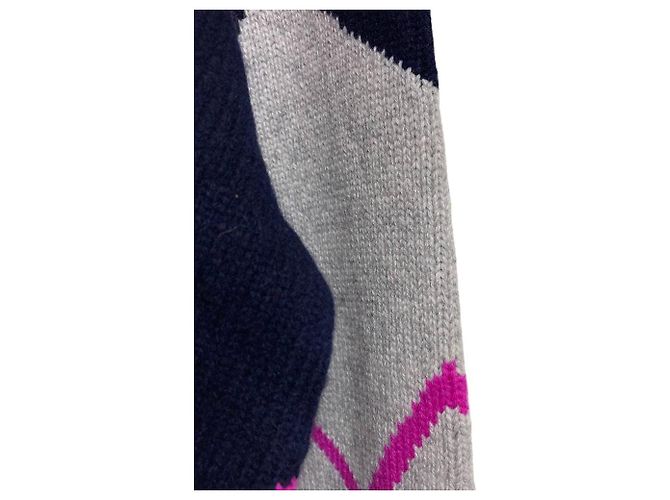 Autre Marque nagonstans Argyle Strickpullover Blau - Ansicht 6