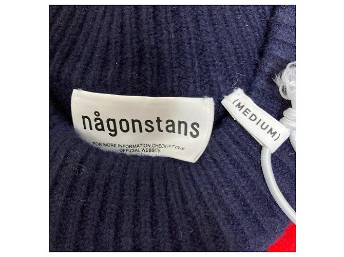 Autre Marque nagonstans Argyle Strickpullover Blau - Ansicht 8