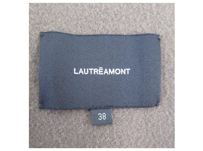 Autre Marque Abrigo de lana Lautreamont Verde Caqui - vista 6
