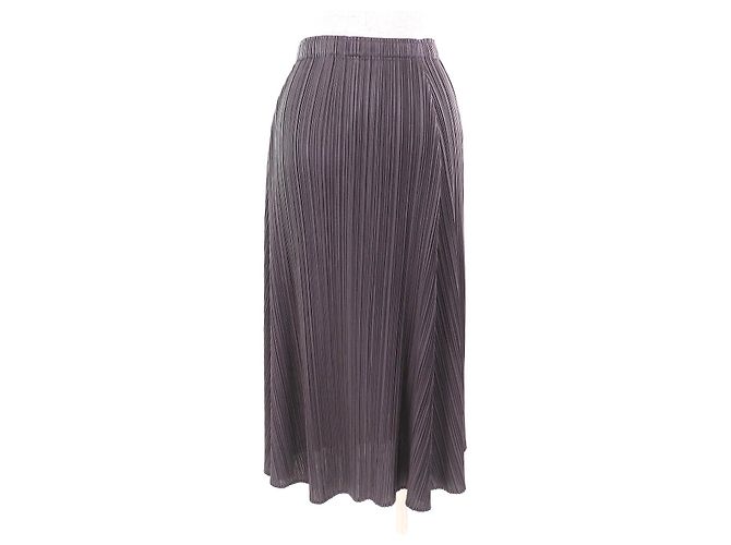 Issey Miyake PLEATS PLEASE PLEATS PLEASE Polyester-Rock Braun - Ansicht 3