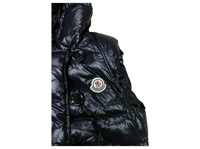 Moncler Nylon Daunenweste Schwarz - Ansicht 5